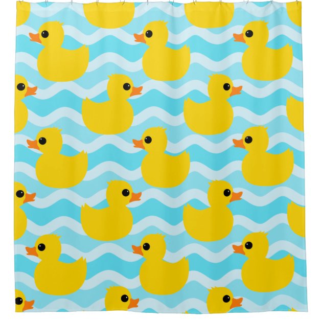 rubber duck shower curtain