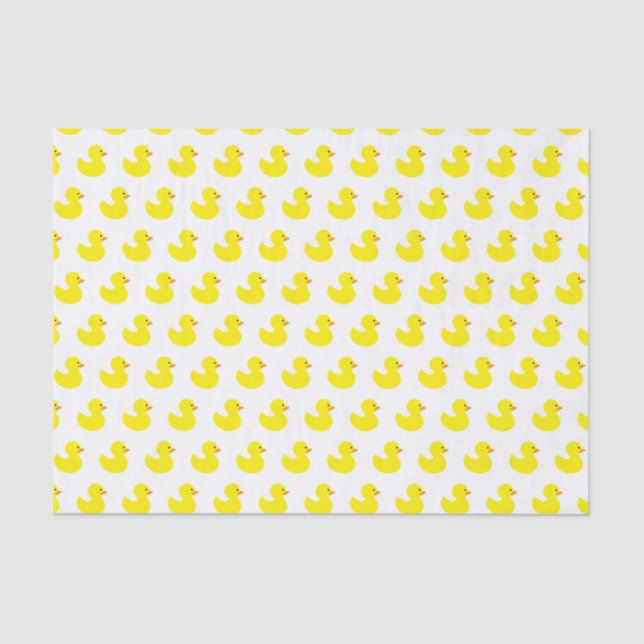 Rubber Duck Pattern Tissue Paper (Front)