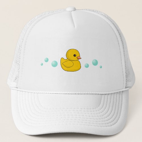 Rubber Duck Pattern Trucker Hat