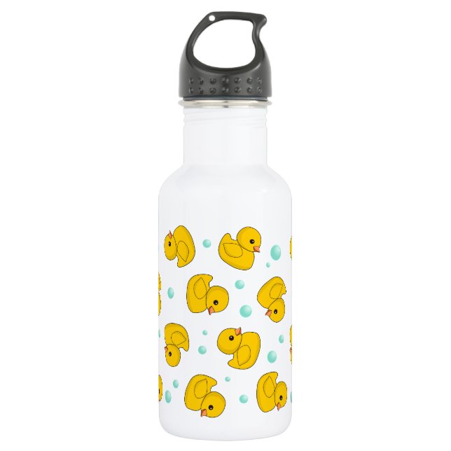 Rubber Duck Pattern Water Bottle (Front)