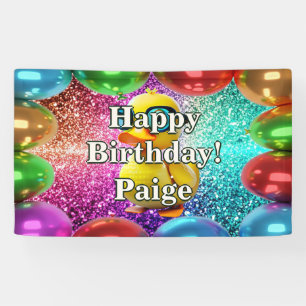 Rubber Duck Personalized character birthday banner