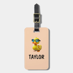 Rubber Duck Personalized Colorful Bag Backpack Luggage Tag