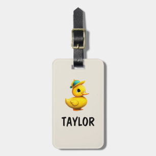 Rubber Duck Personalized Colorful Bag Backpack Luggage Tag