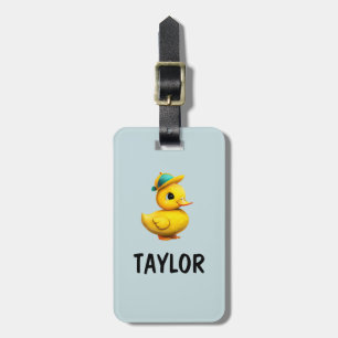 Rubber Duck Personalized Colorful Bag Backpack Luggage Tag