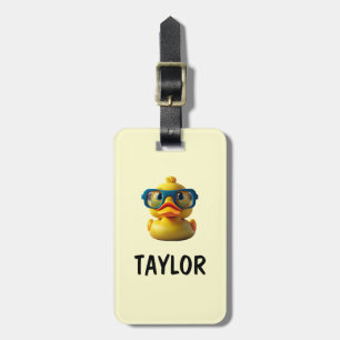 Rubber Duck Personalized Colorful Bag Backpack Luggage Tag