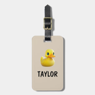 Rubber Duck Personalized Colorful Bag Backpack Luggage Tag