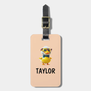 Rubber Duck Personalized Colorful Bag Backpack Luggage Tag