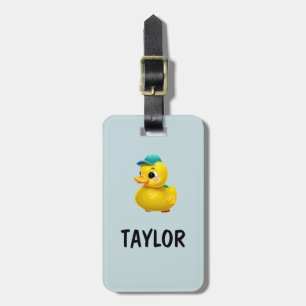 Rubber Duck Personalized Colorful Bag Backpack Luggage Tag