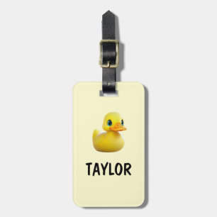 Rubber Duck Personalized Colorful Bag Backpack Luggage Tag