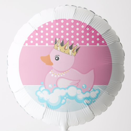 Rubber Duck Pink Birthday Party Large Balloon