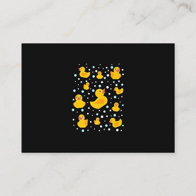 Rubber Duck Print Enclosure Card (Front)