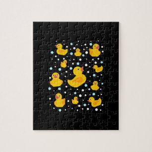 Rubber Duck Print Jigsaw Puzzle