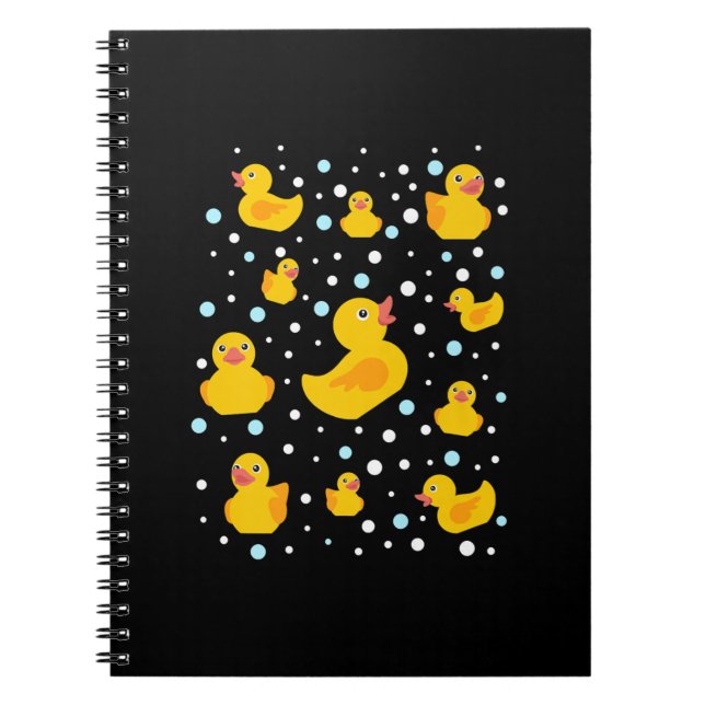 Rubber Duck Print Notebook (Front)