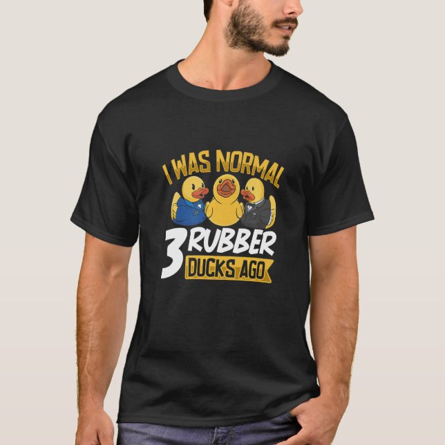 Rubber Duck Rubber Ducks Duck  Bathroom Bubble T-Shirt (Front)
