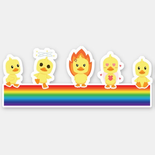 Rubber Duck Saying Sticker