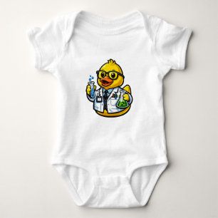 Rubber Duck Scientist Baby Bodysuit