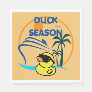 Rubber Duck Season Napkins