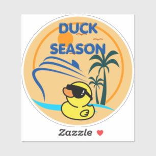 Rubber Duck Season Sticker