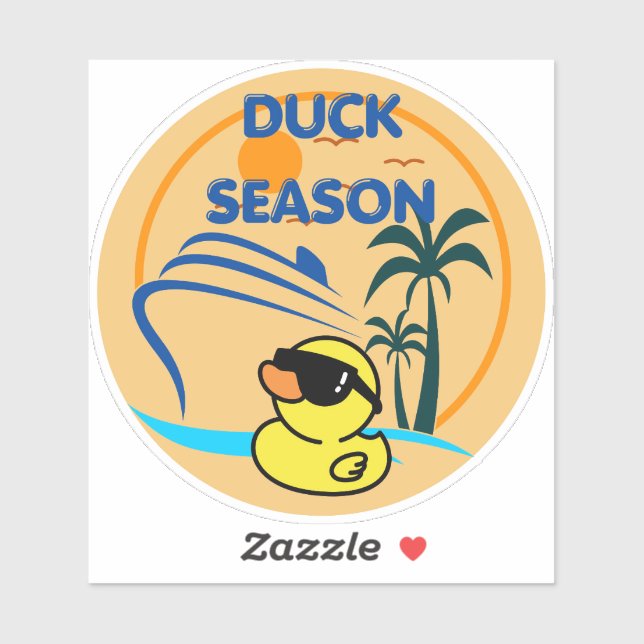   Rubber Duck Season Sticker (Sheet)