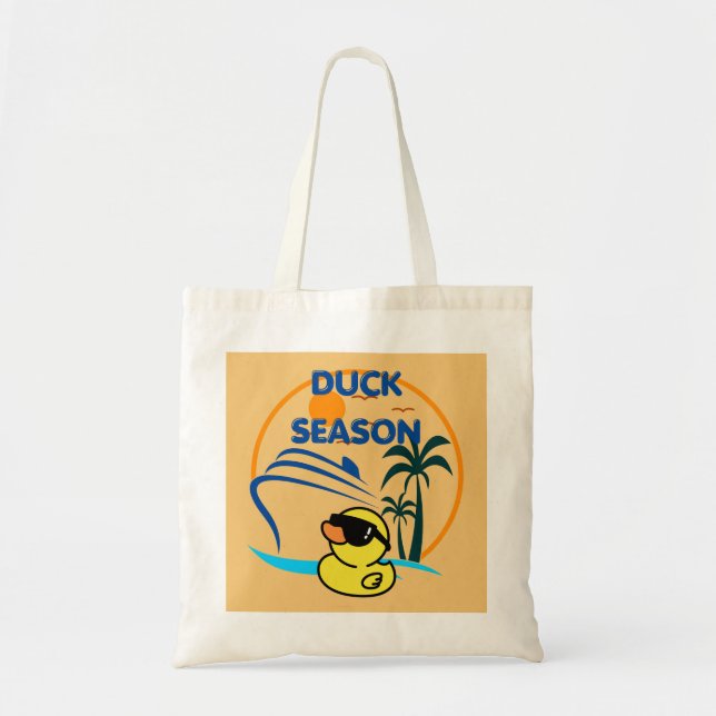   Rubber Duck Season Tote Bag (Front)