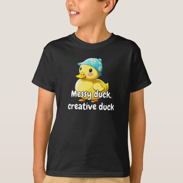Rubber Duck Shirt Fun Cool Unique Best Stylish Kid (Front)