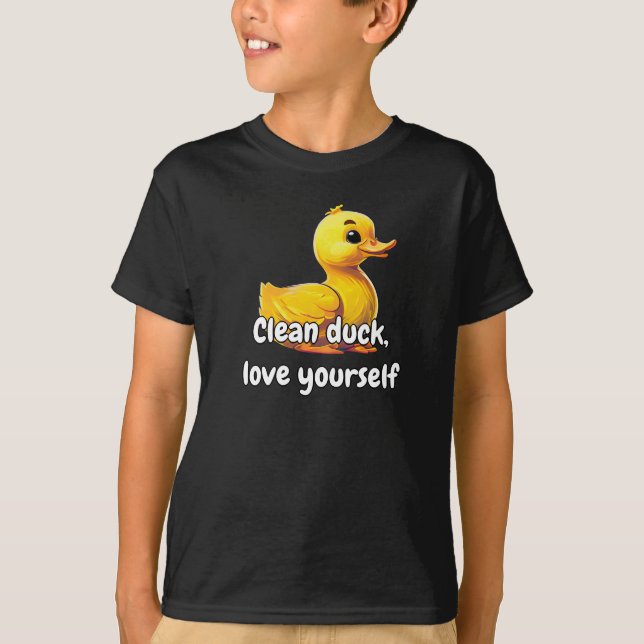 Rubber Duck Shirt Fun Cool Unique Best Stylish Kid (Front)