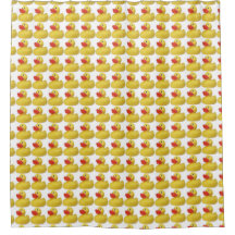 Rubber Duck Shower Curtain by Duckheap.