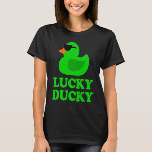 Rubber Duck Sunglasses Lucky Ducky Cool Animal Gra T-Shirt