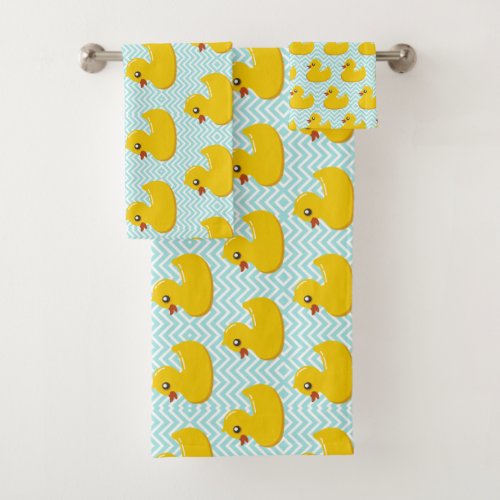 Rubber Duck Towel Set