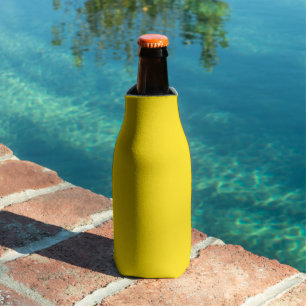 Rubber Duck Toy Yellow Autumn Fall Solid Color Bottle Cooler