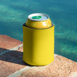 Rubber Duck Toy Yellow Autumn Fall Solid Color Can Cooler