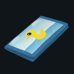 Rubber Duck Tri-fold Wallet<br><div class="desc">Yellow rubber duck illustration.</div>