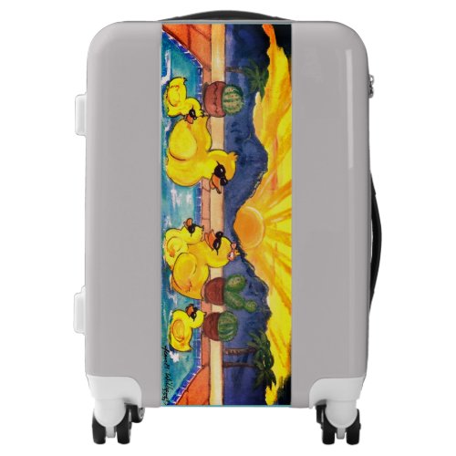 Rubber Duck Vacation Resort Design CarryOn Luggage