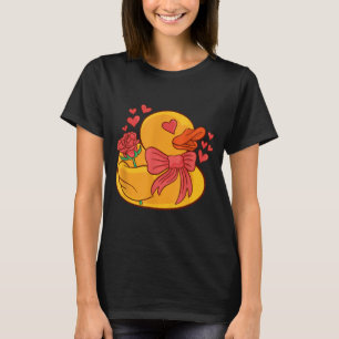 Rubber Duck Valentines Day Rubber Duckie  T-Shirt