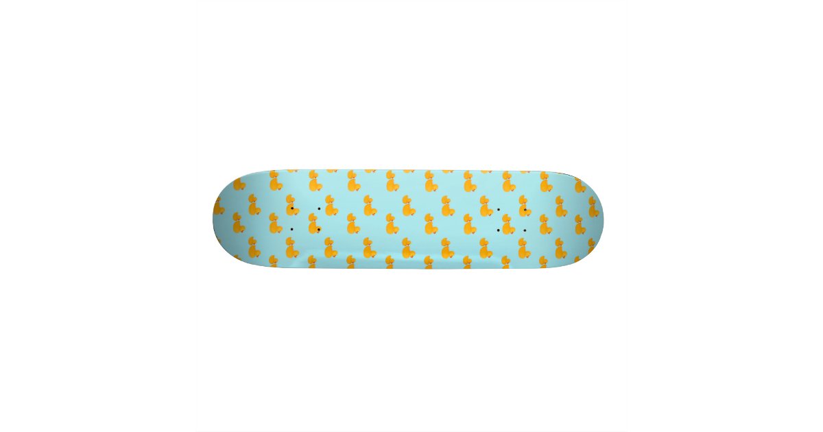 Rubber duck wallpaper skateboard deck | Zazzle.com