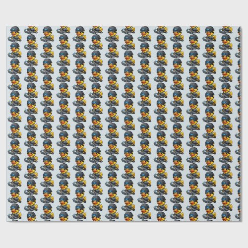 Rubber Duck Welder Wrapping Paper