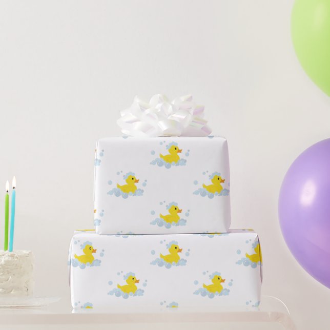 Rubber Duck Wrapping Paper (Party Gifts)