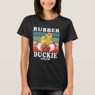 Rubber Duck Yellow Duckie Crew Bath Ducks Duckling T-Shirt