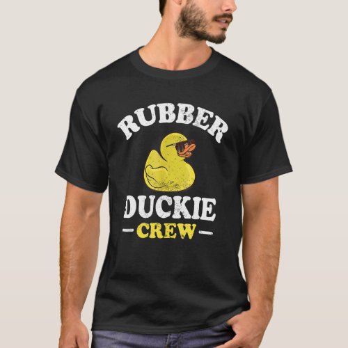 Rubber Duck Yellow Duckie Crew Bath Ducks Duckling T_Shirt