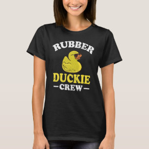 Rubber Duck Yellow Duckie Crew Bath Ducks Duckling T-Shirt