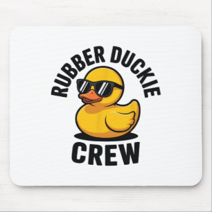 Rubber Duckie Crew Love Rubber Duck Showers Th Mouse Pad