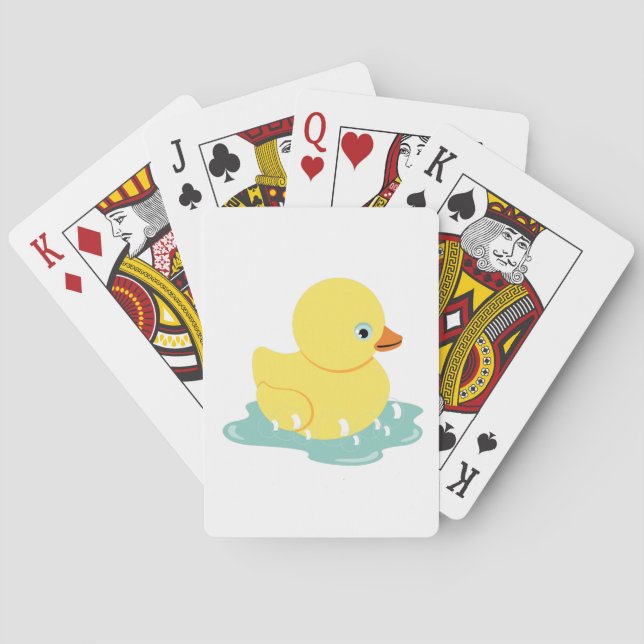 Rubber  Duckie Poker Cards (Back)