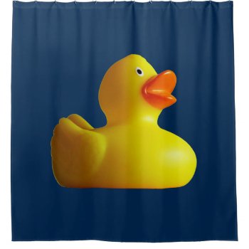 Rubber Duckie Shower Curtain by zarenmusic at Zazzle