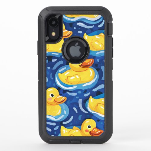 Rubber Duckies  OtterBox Defender iPhone XR Case