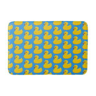 Rubber Duckies Pattern Bathroom Mat