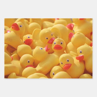 Rubber Duckies Wrapping Paper Sheets