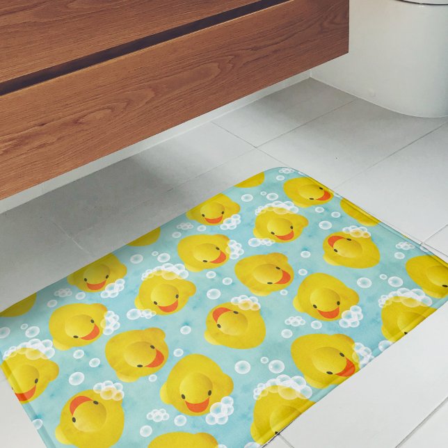 Rubber Ducks Bath Pattern Bath Mat (Rubber Ducks Pattern Bath Mat)