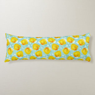Rubber Ducks Bath Pattern Body Pillow