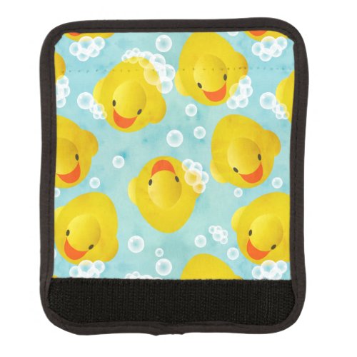 Rubber Ducks Bath Pattern Luggage Handle Wrap