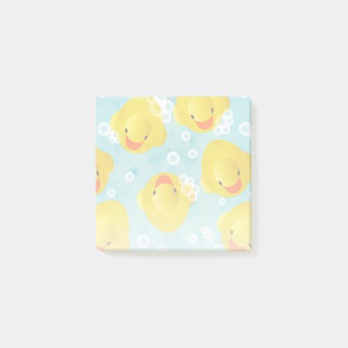 Rubber Ducks Bath Pattern Post_it Notes